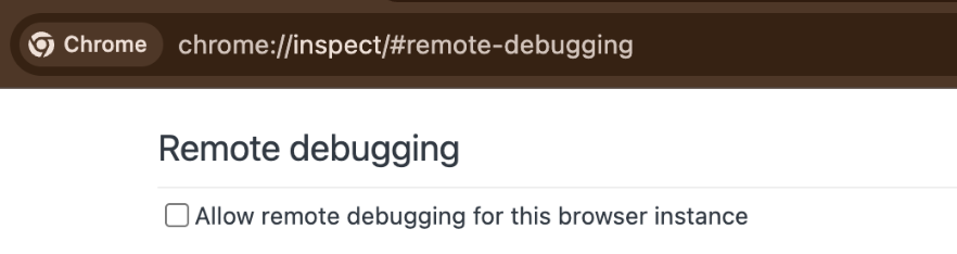 Remote debugging setup