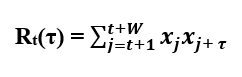 Original autocorrelation implementation