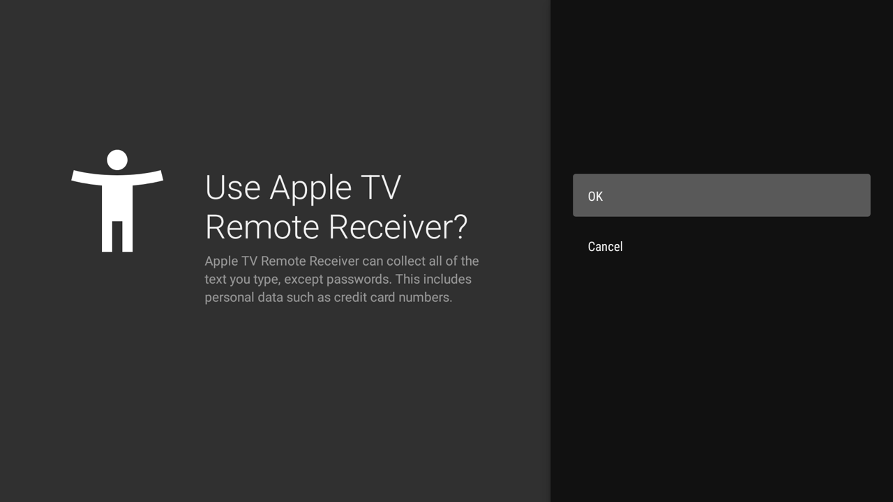 Permission dialog