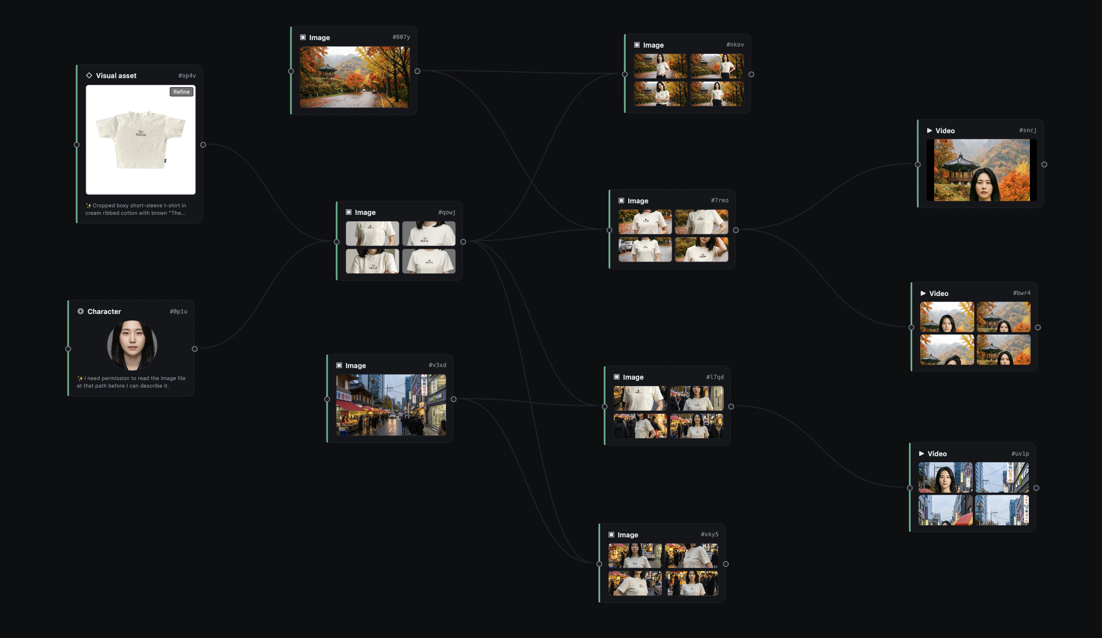 Flowboard canvas — real board export