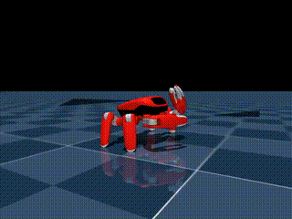 Jumper 螃蟹机器人参考动作舞蹈仿真预览