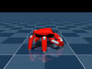 Jumper 螃蟹机器人参考动作跳跃仿真预览