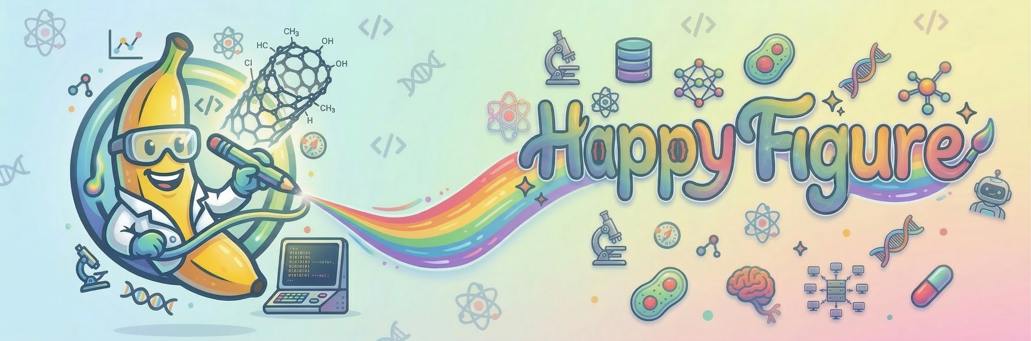 Happy Figure Banner