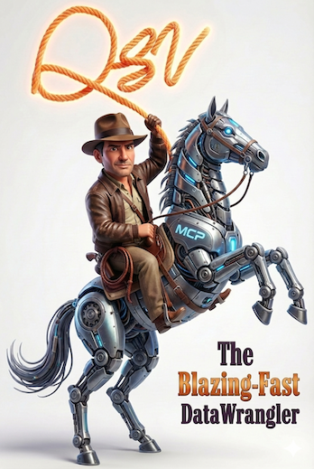 Nano Banana Prompt: Can you make the horse robotic? Also, add an "MCP" label on the robotic horse. Keep the same pose and dimensions. qsv logo