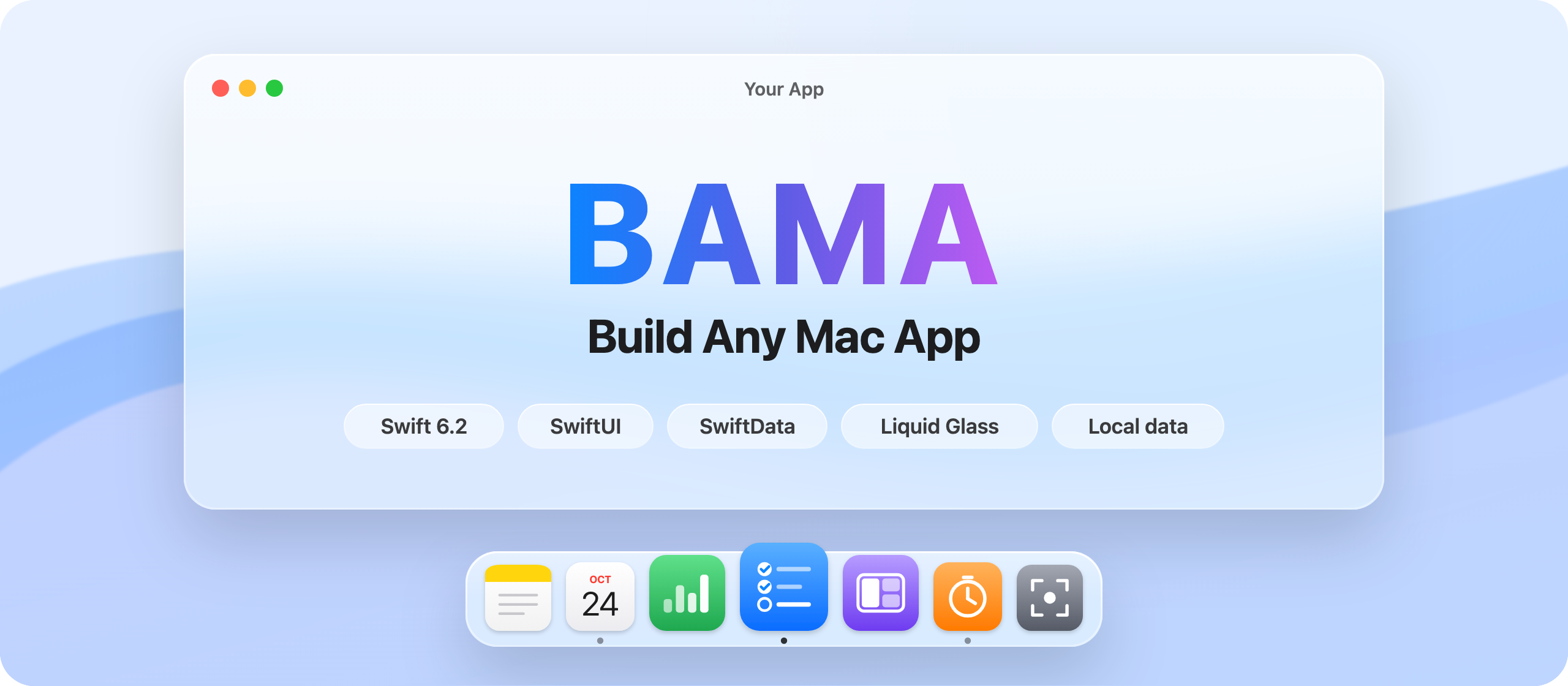 BAMA: Build Any Mac App