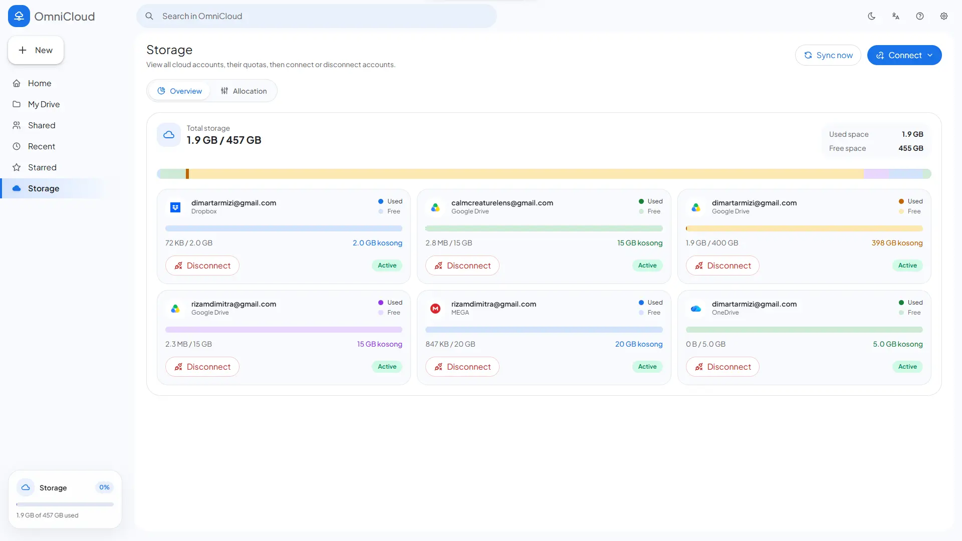 OmniCloud Storage Overview