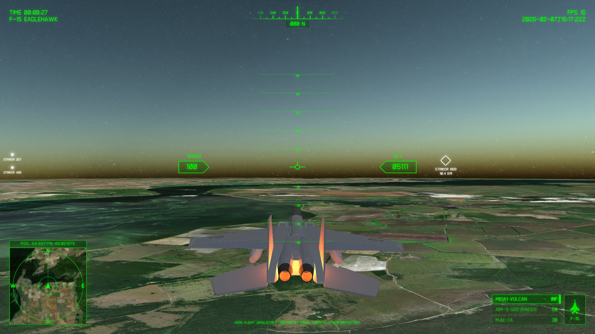 Simulator Screenshot