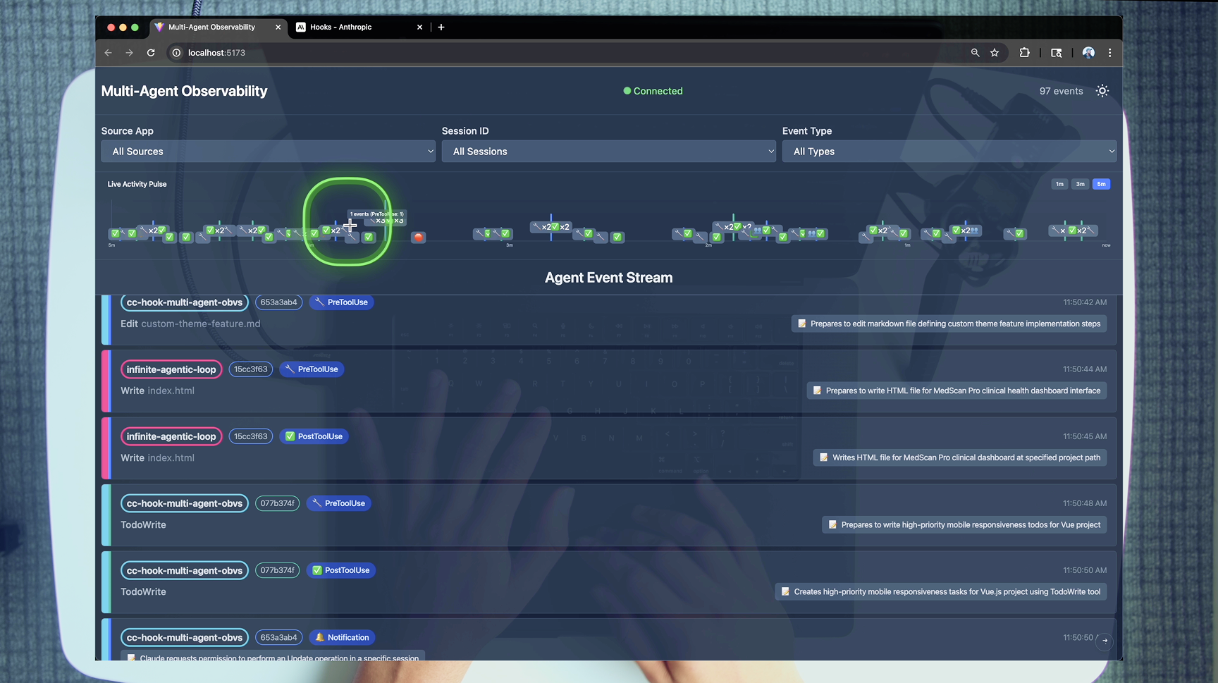 Multi-Agent Observability Dashboard