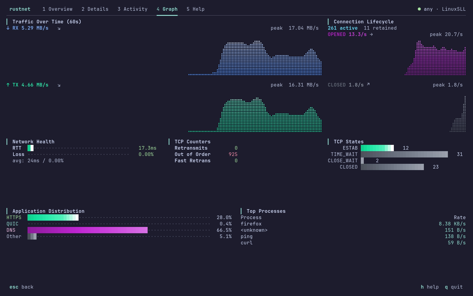 RustNet Graph