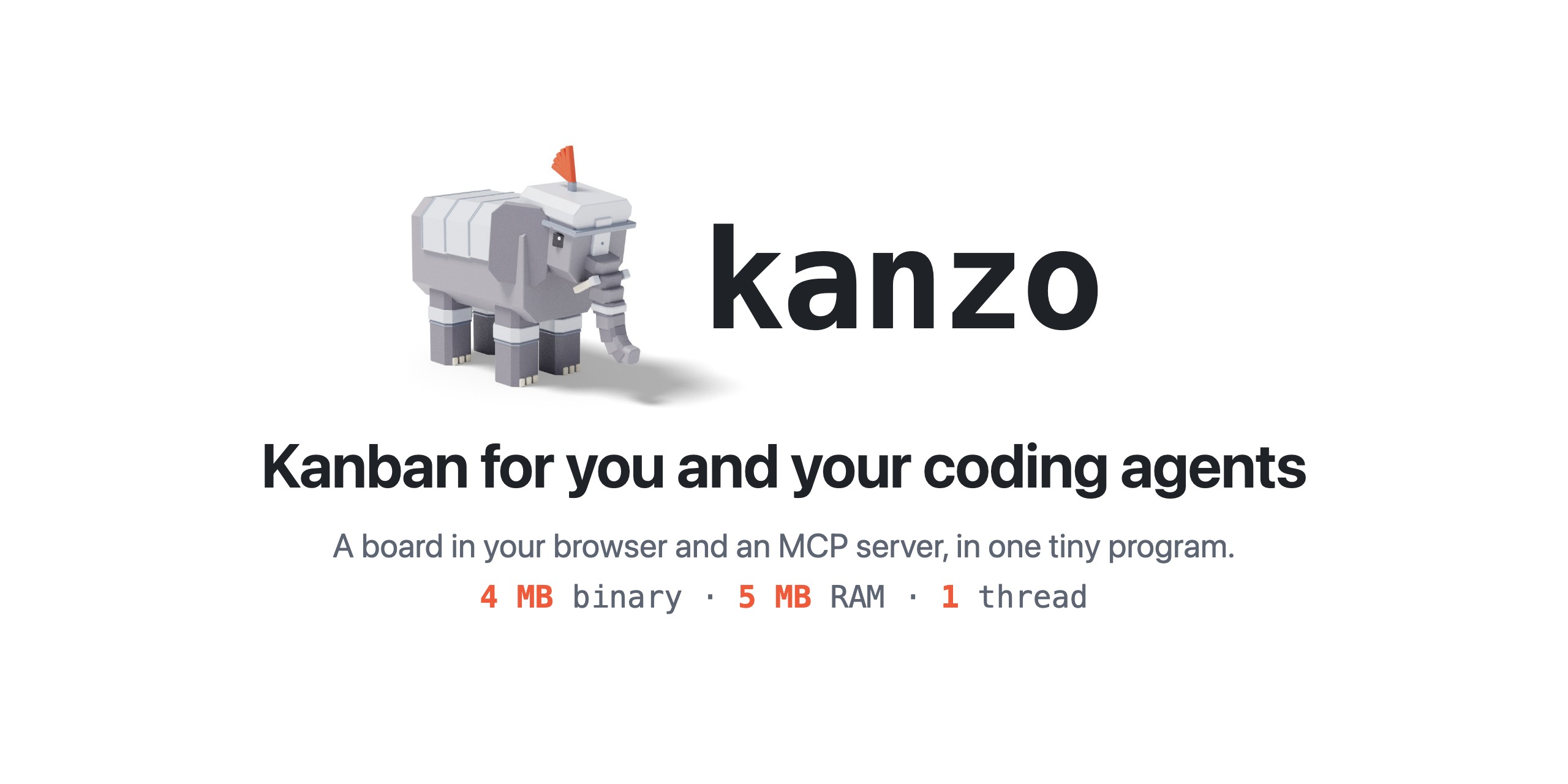 kanzo: a tiny kanban board for you and your coding agents