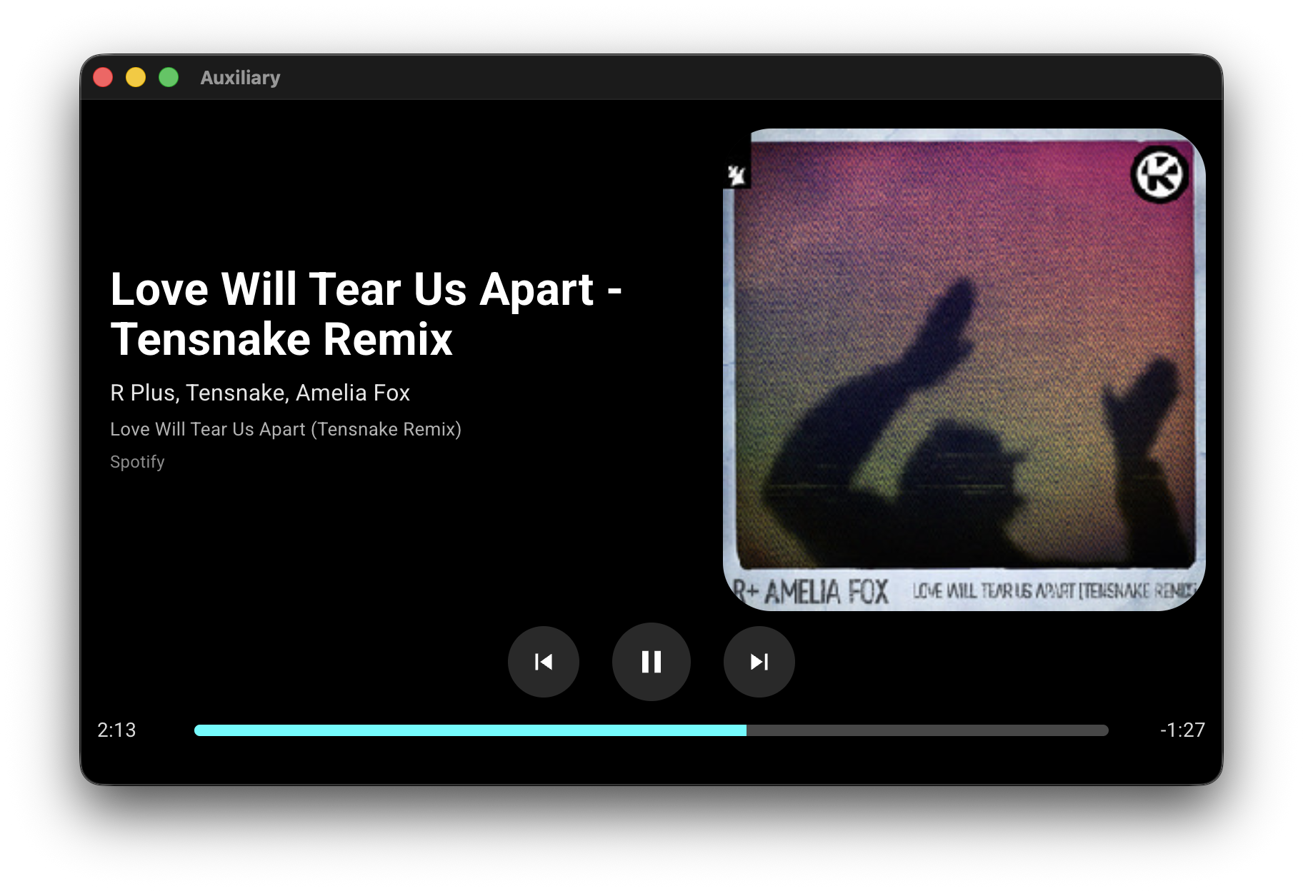 Aux Screen