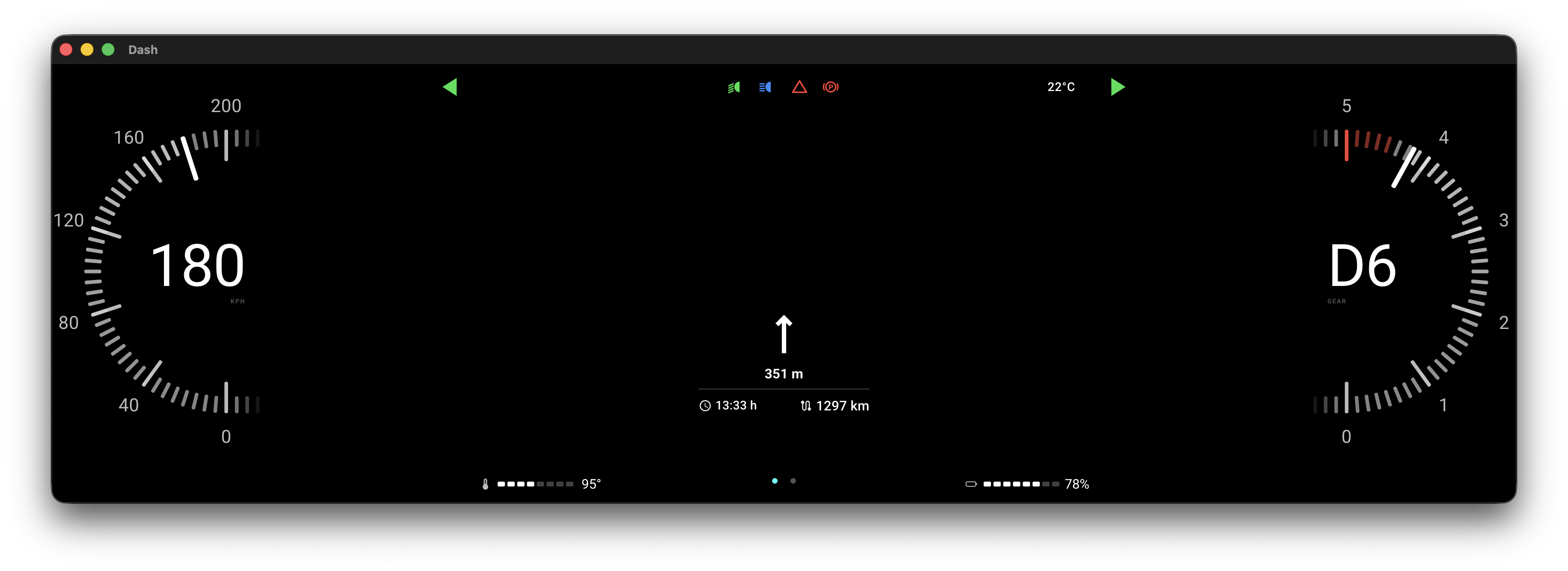 Dash Screen
