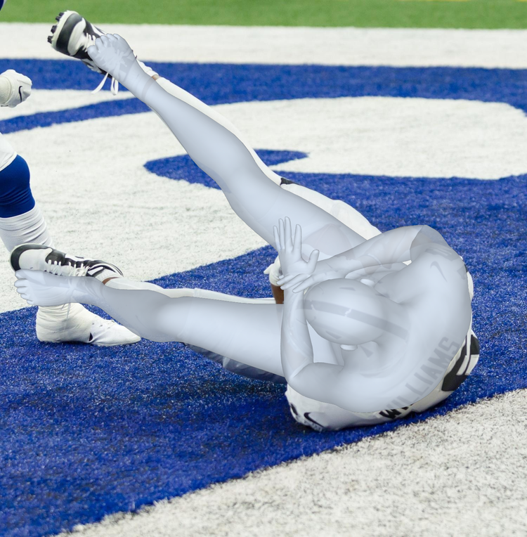 Sample 1 - 4DHumans (HMR2.0b)