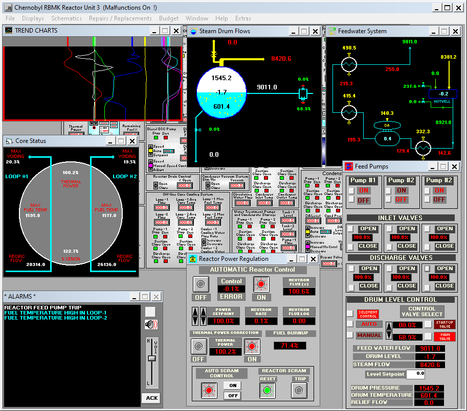 Simulator screenshot