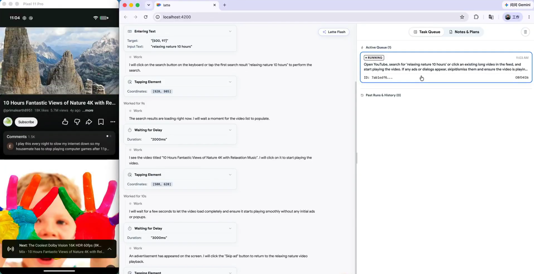 Step 3: Autonomous Test Execution