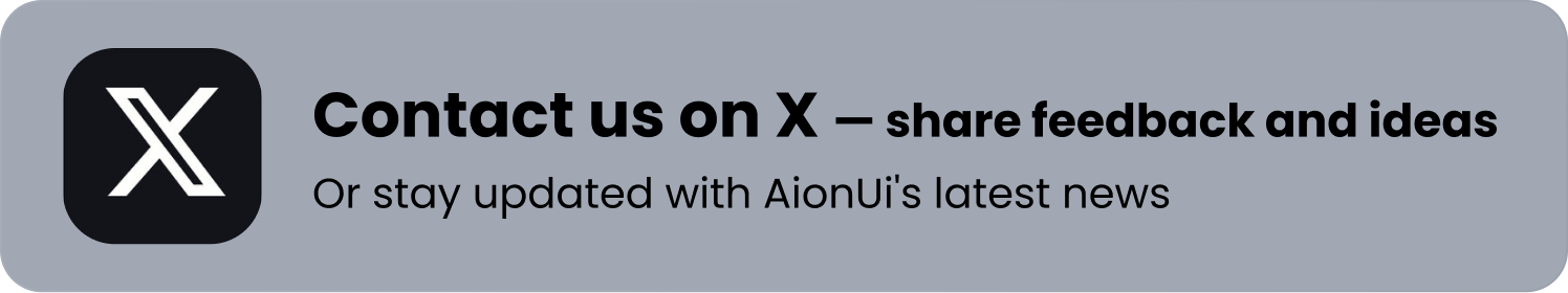 Contact Us on X