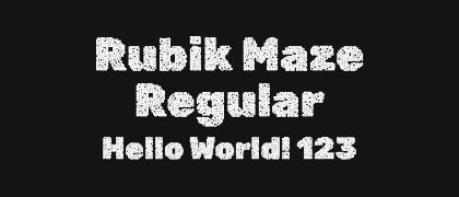 Rubik-Maze-Regular