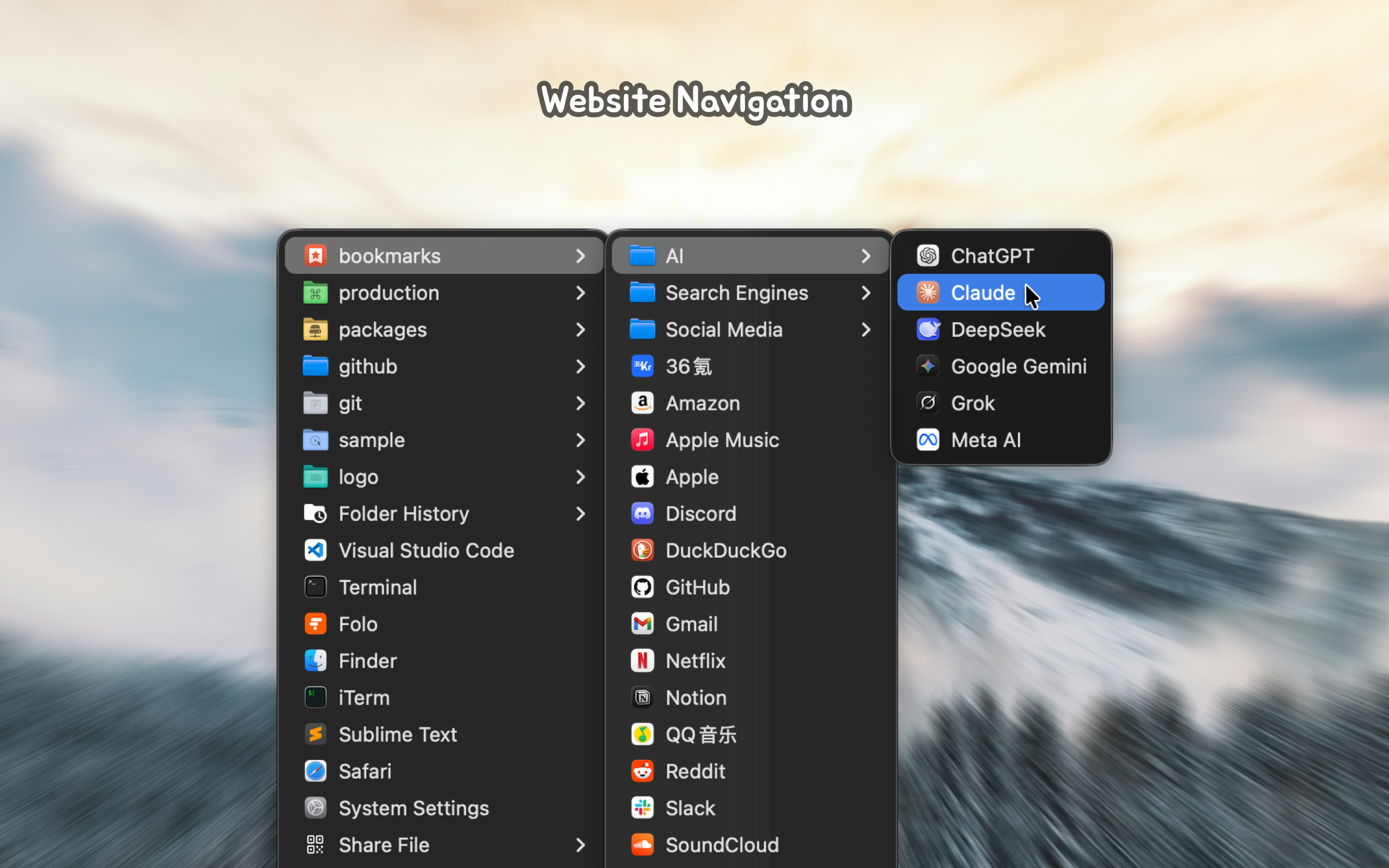 Menuist v4.0 Screenshot 2