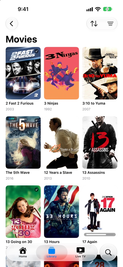iPhone library