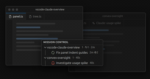 Click to navigate: jumps to the session's window and tab