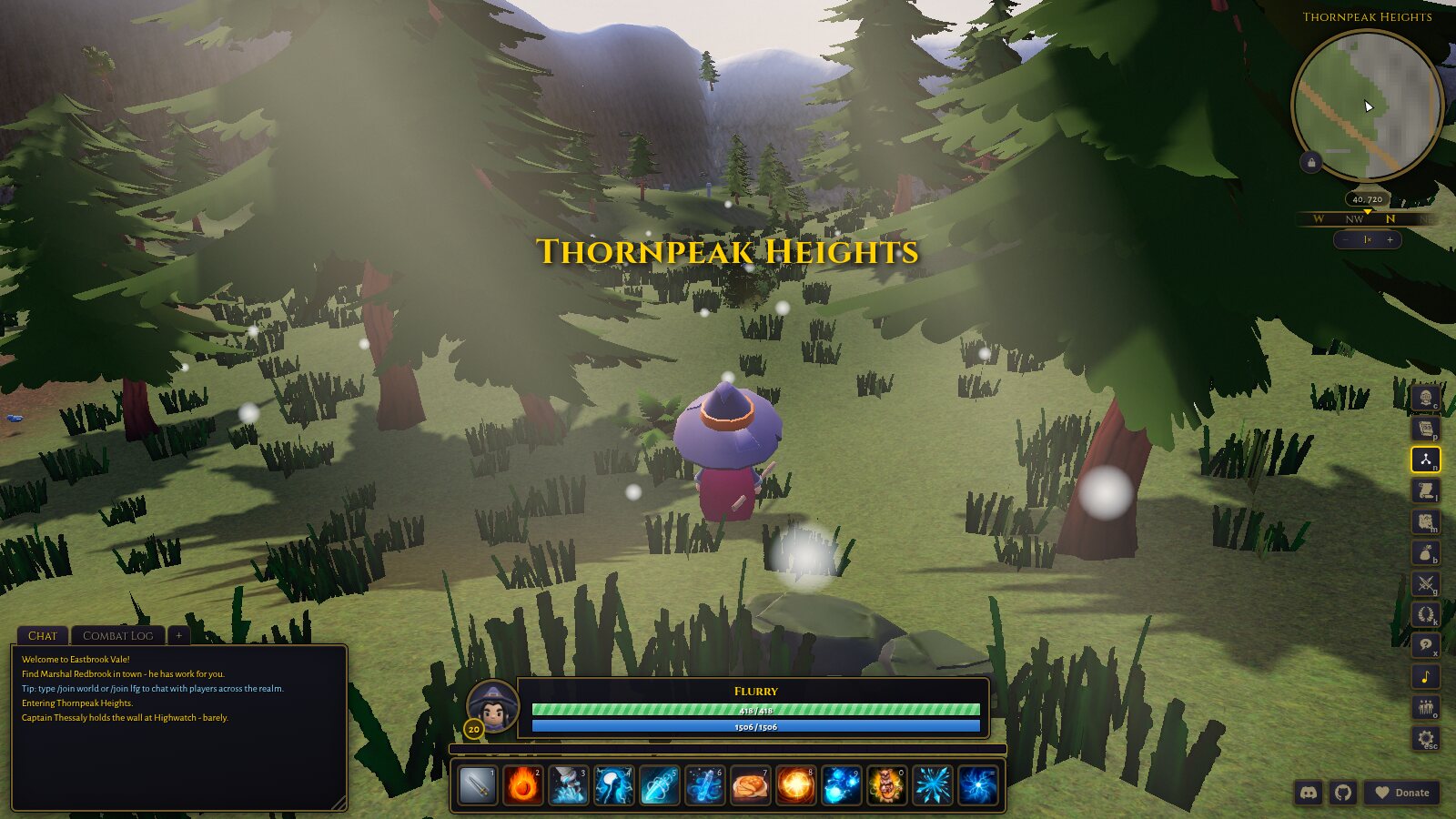 Snow on Thornpeak Heights