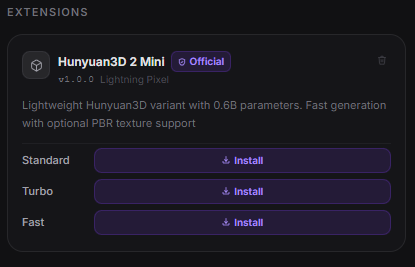 Install models