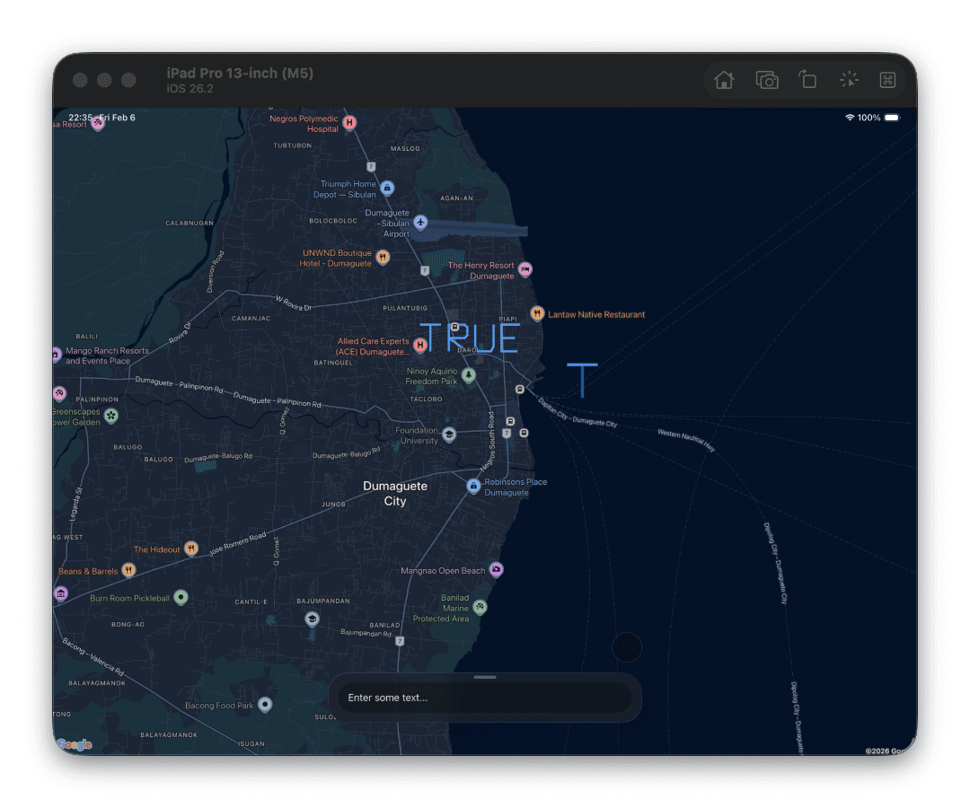 React Native True Sheet - iPad