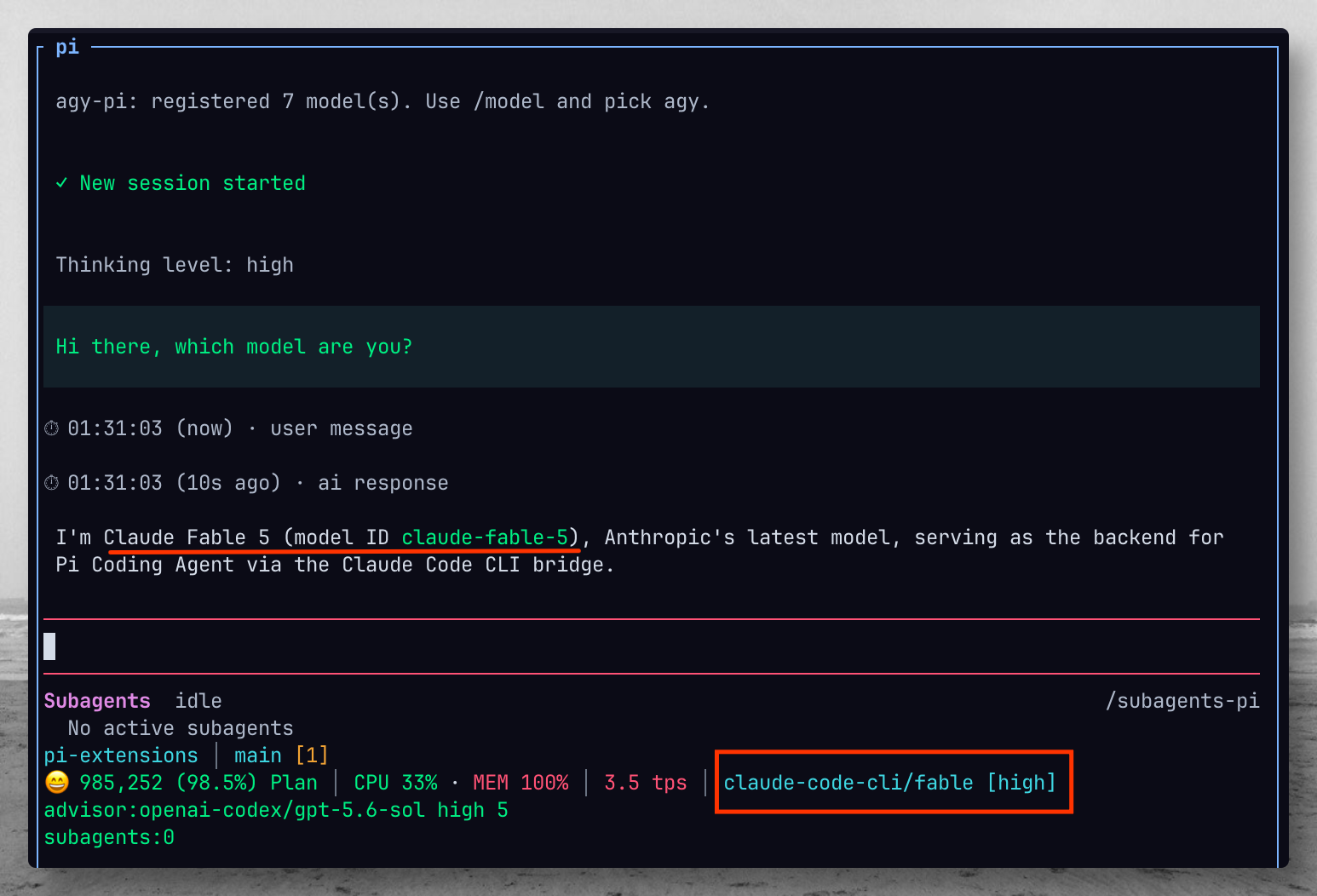 claude-code-pi — Claude Code CLI in Pi
