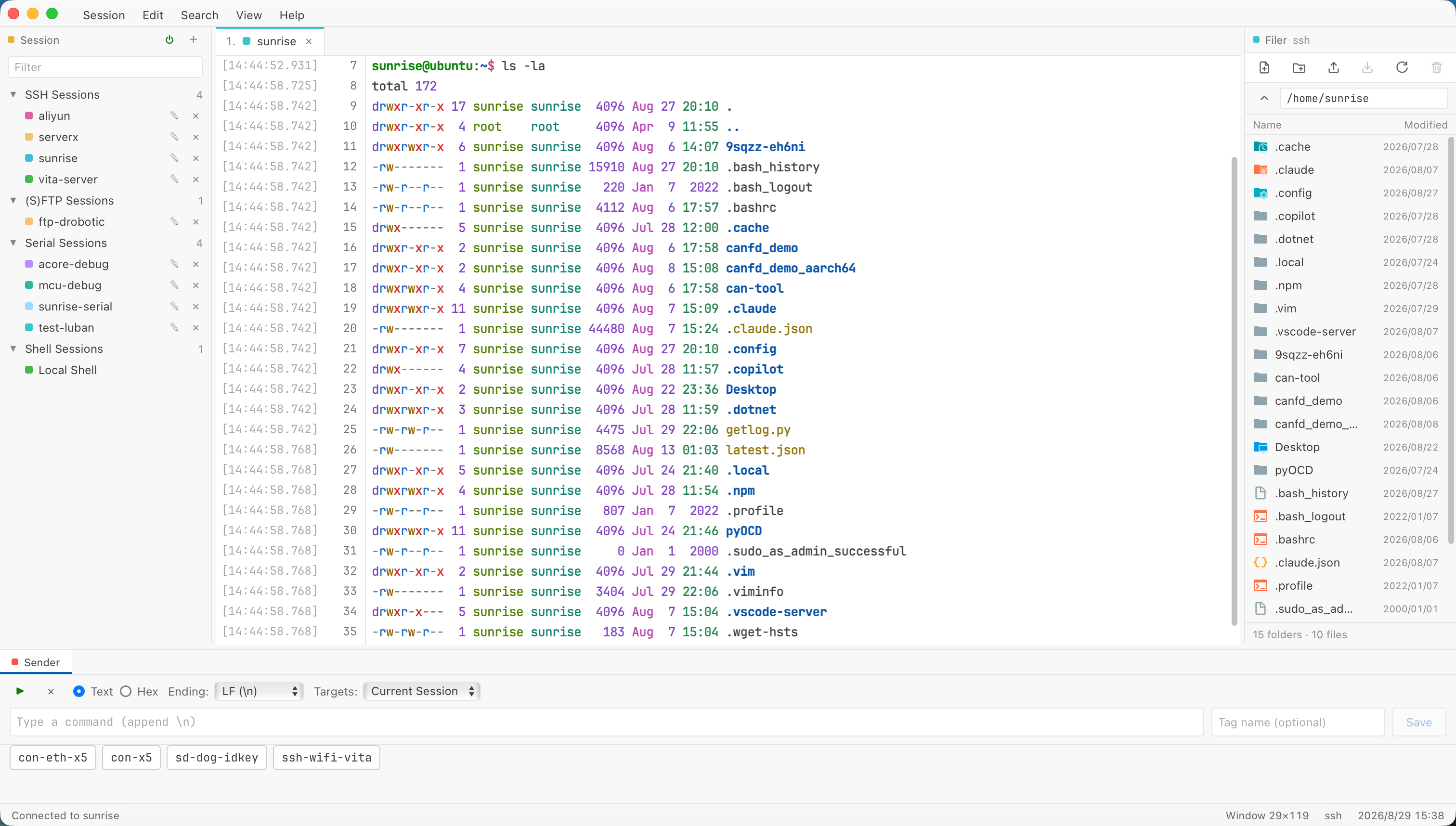 EdgeTerm light theme