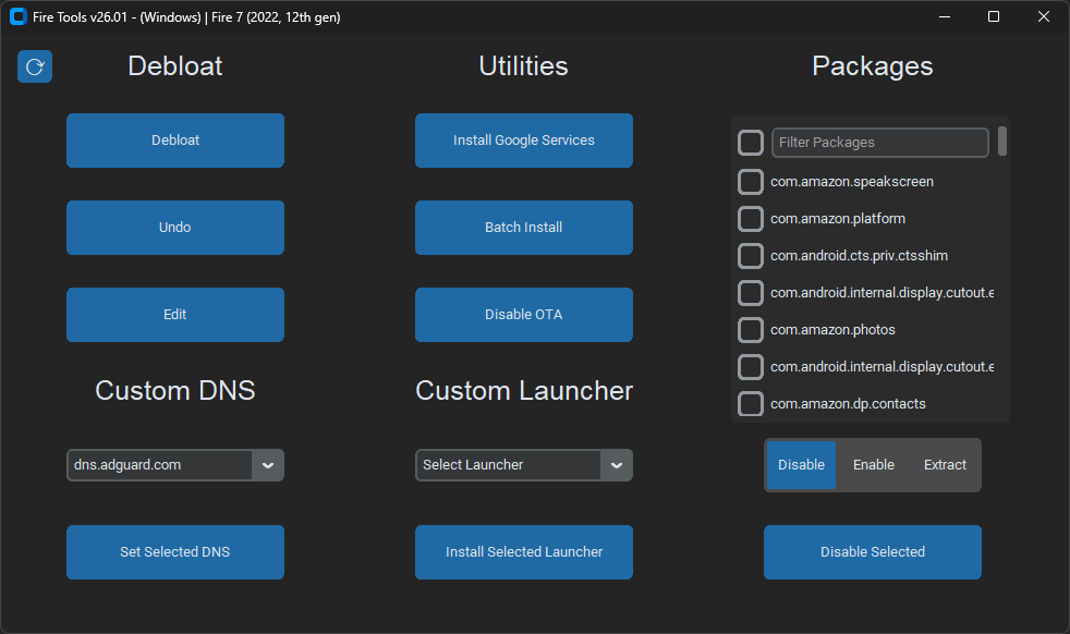 Fire Tools Screenshot