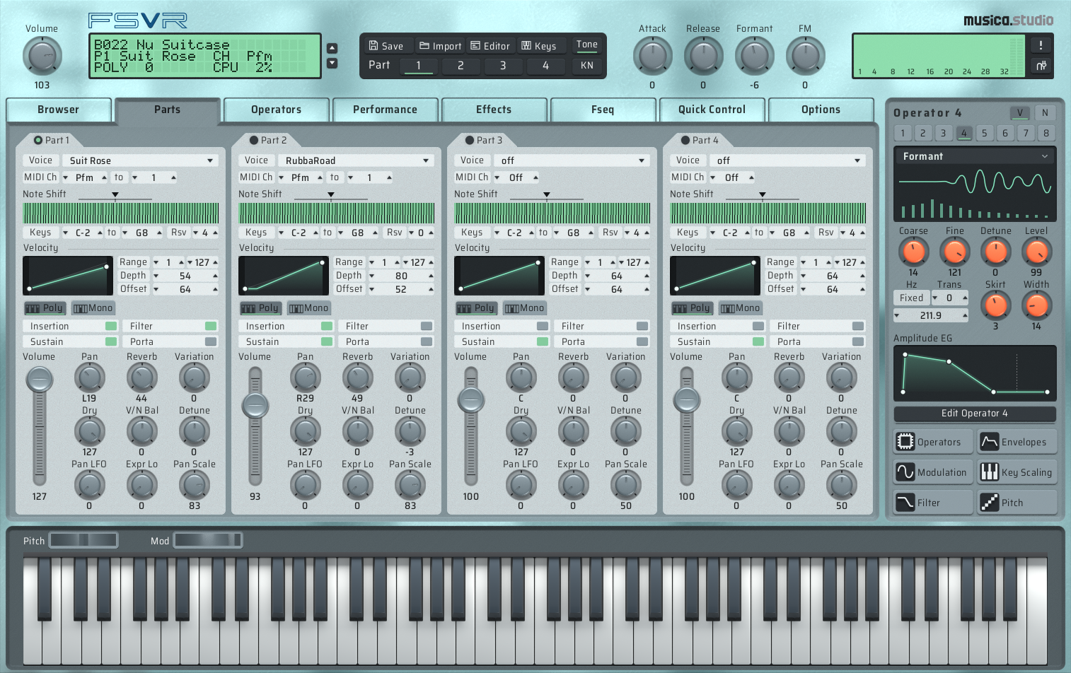 The FSVR standalone running