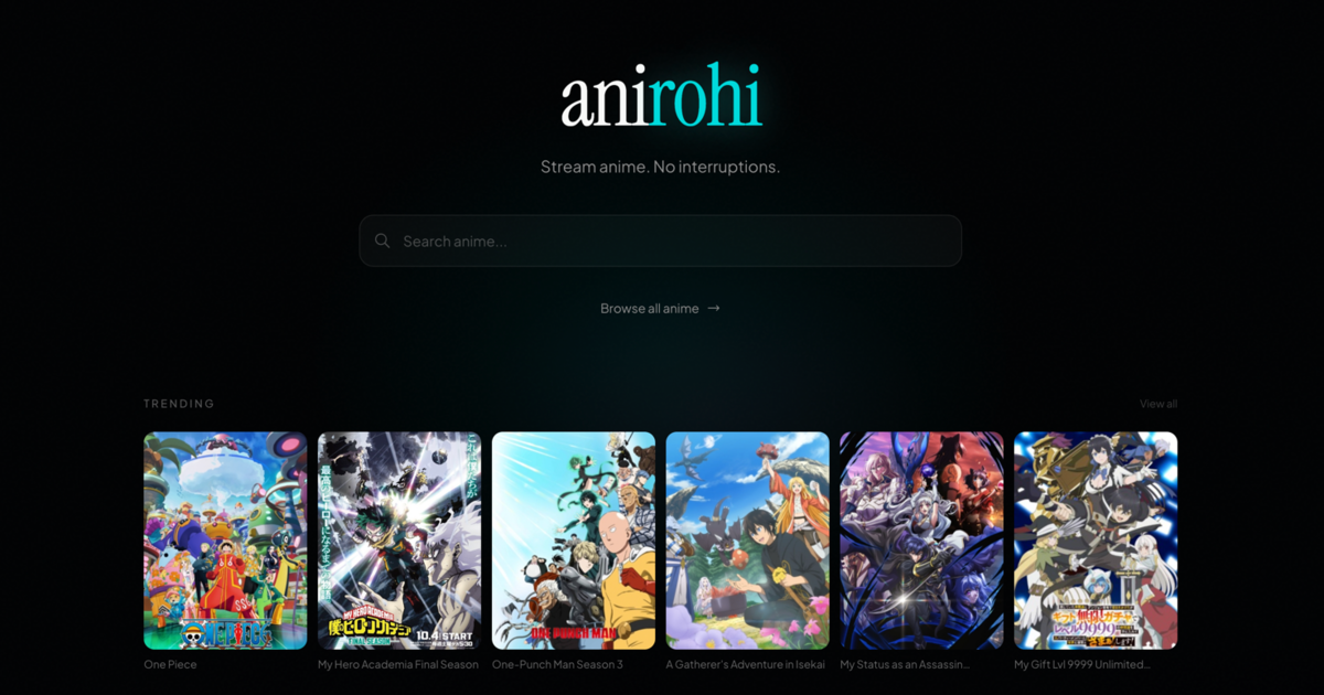 Anirohi Screenshot