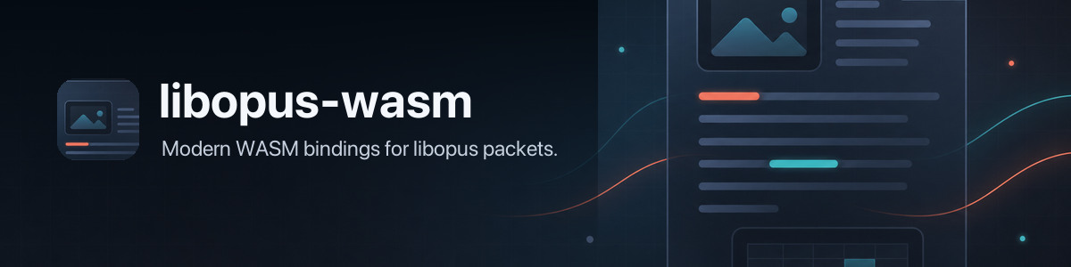 libopus-wasm banner