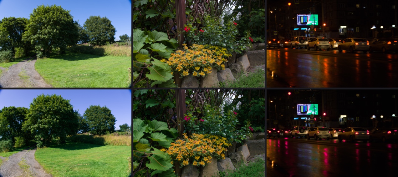 Portra 400 · +2: the original above, the look below