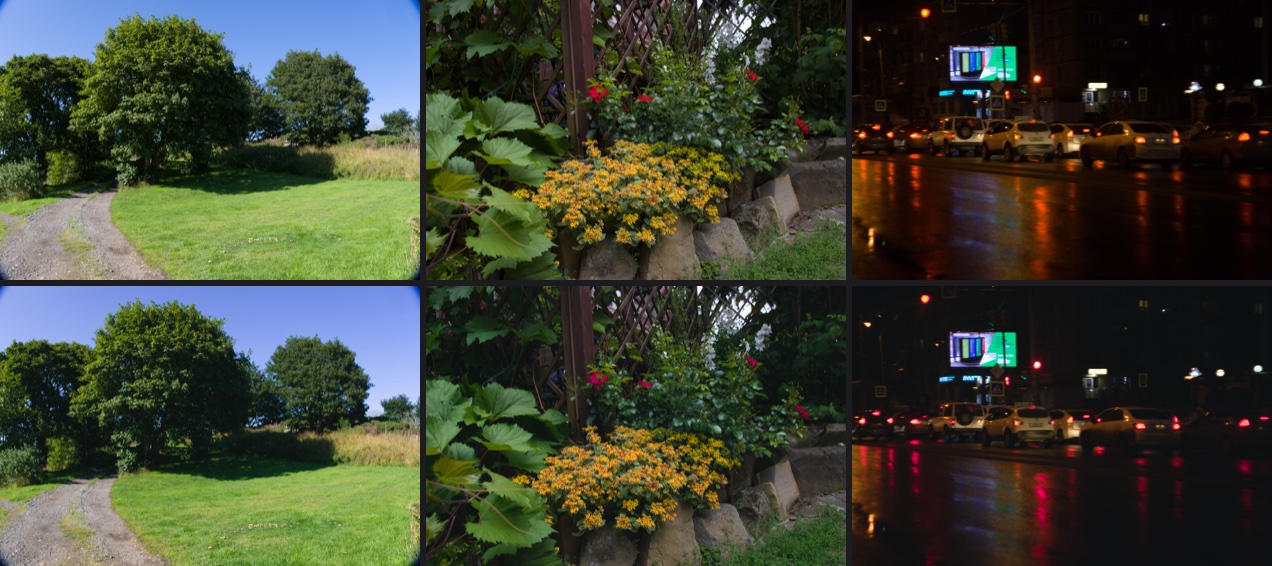 Superia 400: the original above, the look below