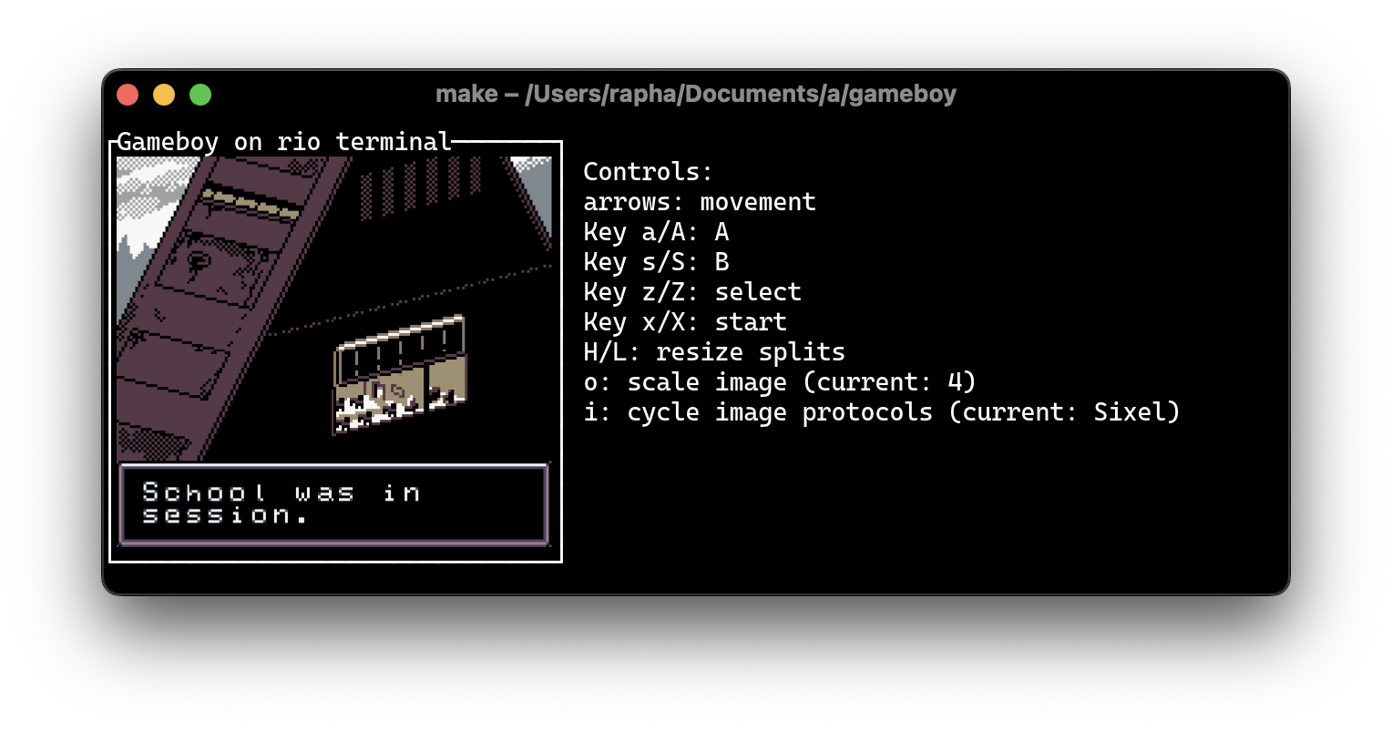 Second terminal demo