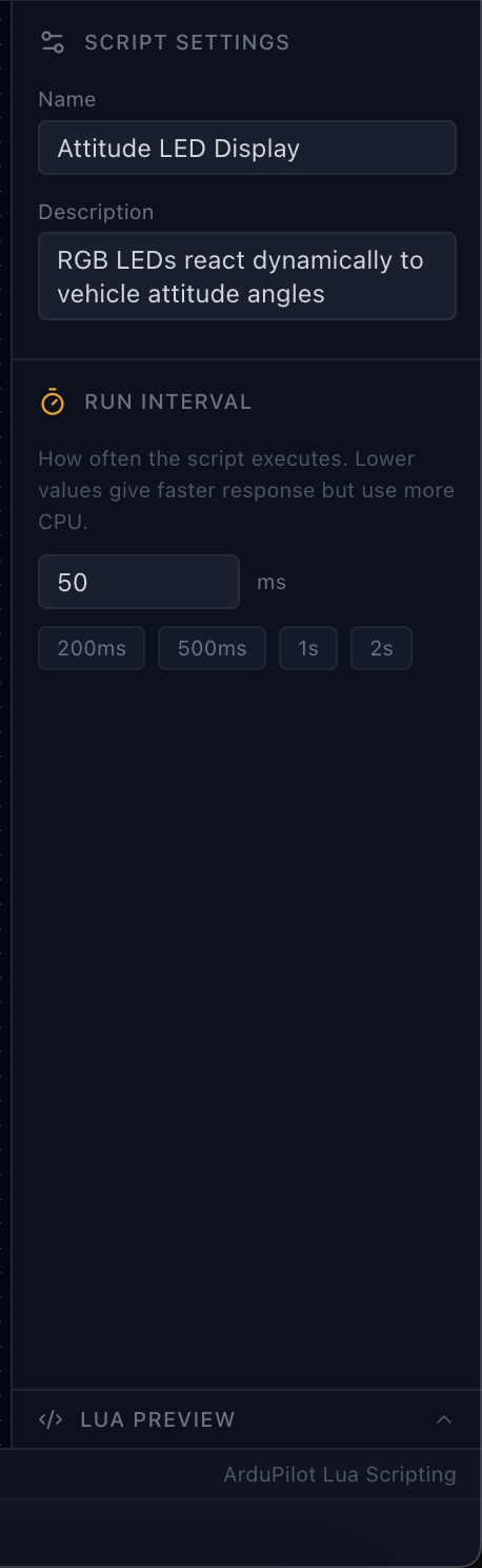 Script Settings