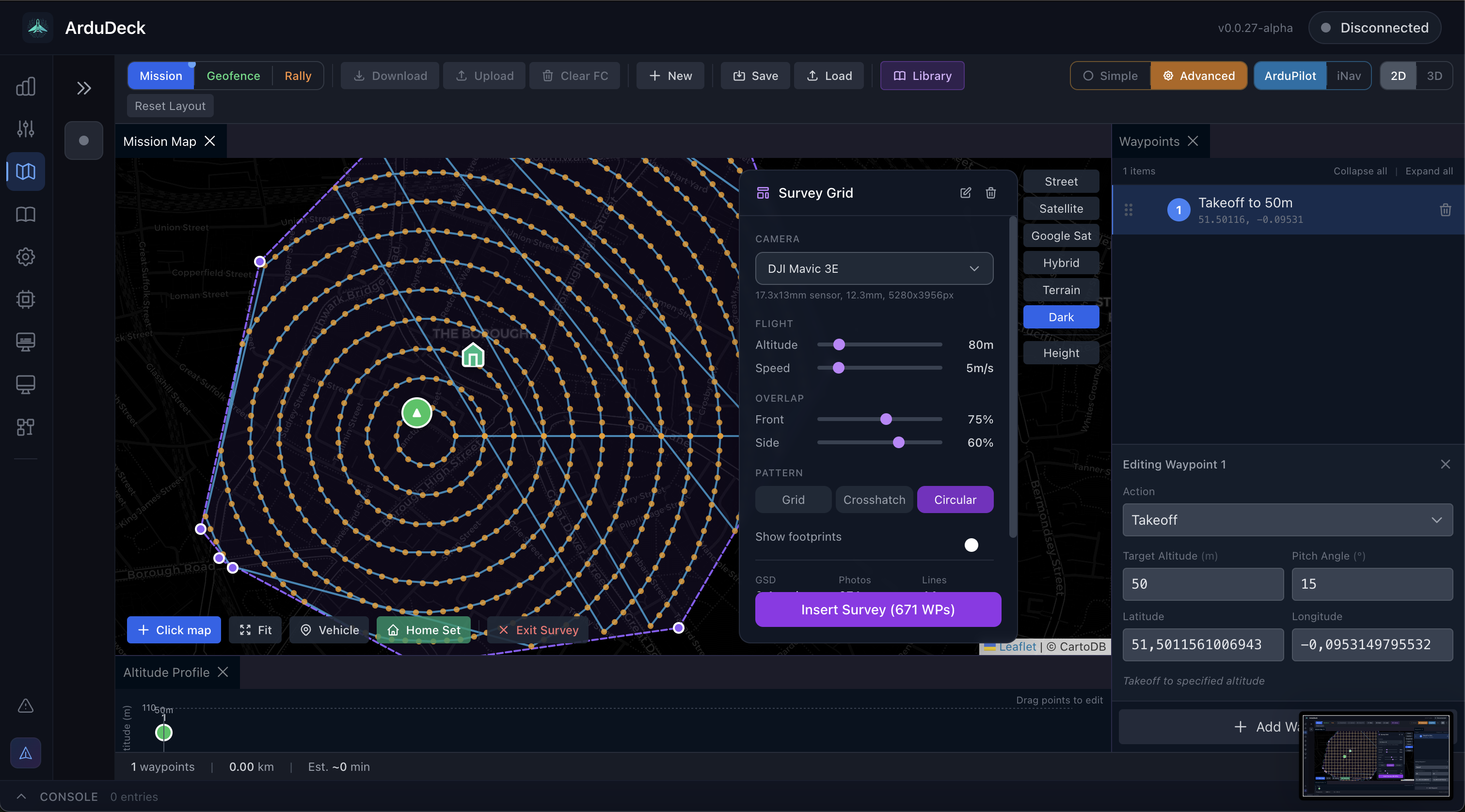 Survey Circular Pattern