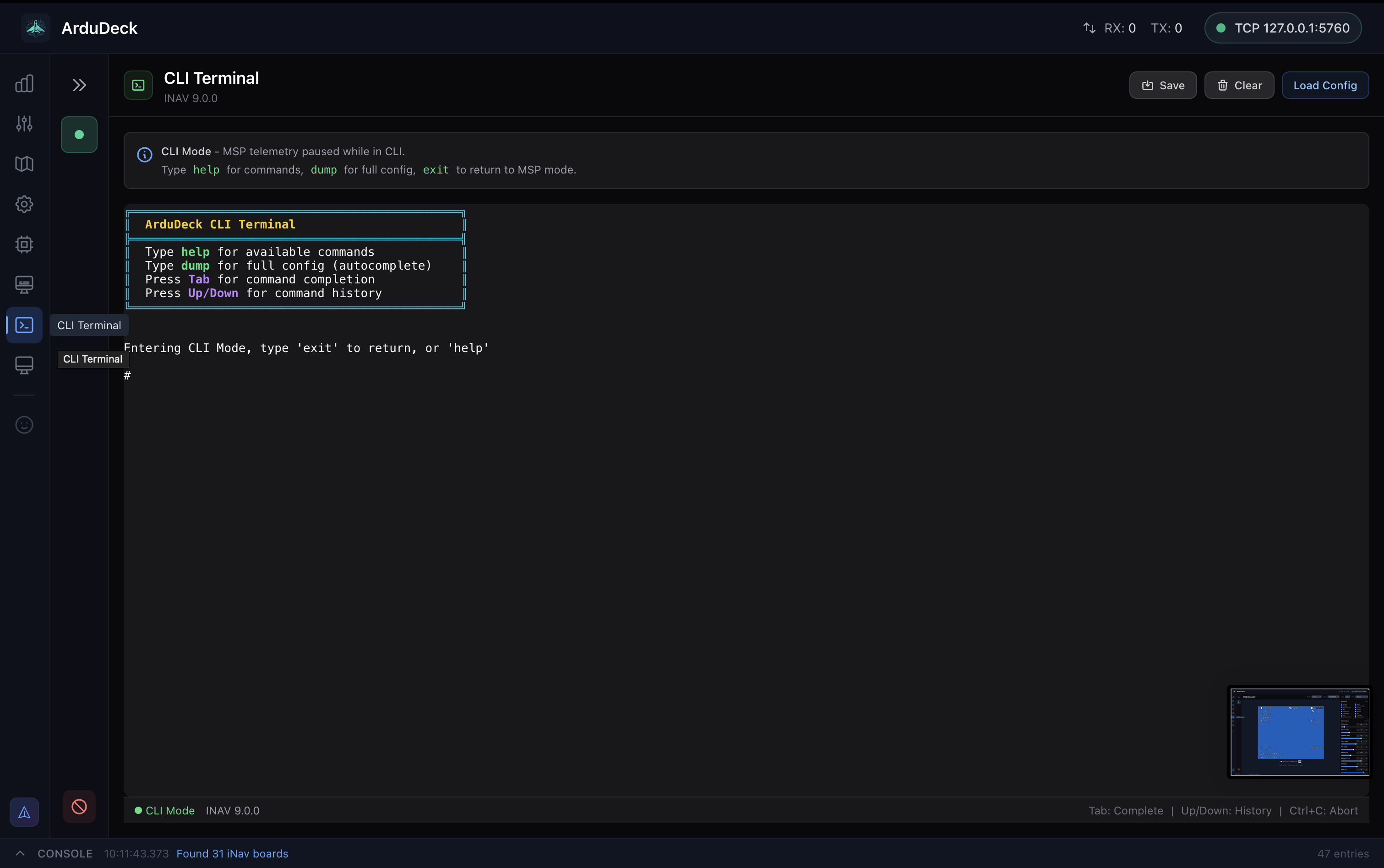 CLI Terminal