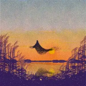 Roost: the flock over the sun, the falcon strike, starlings pouring past, the roost