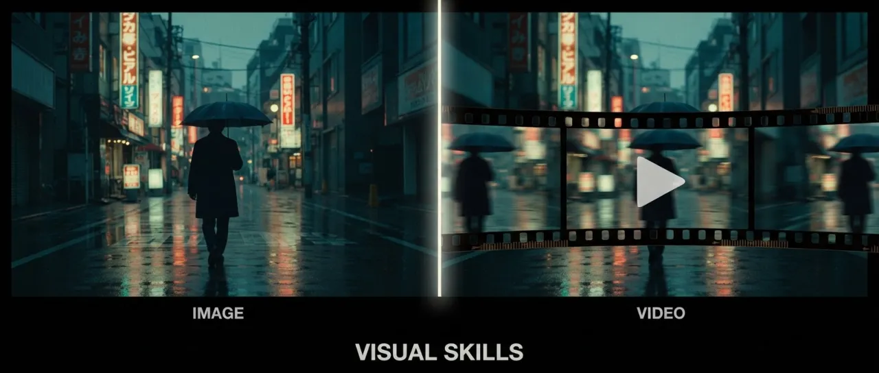 Visual Skills — one toolkit for both images and video