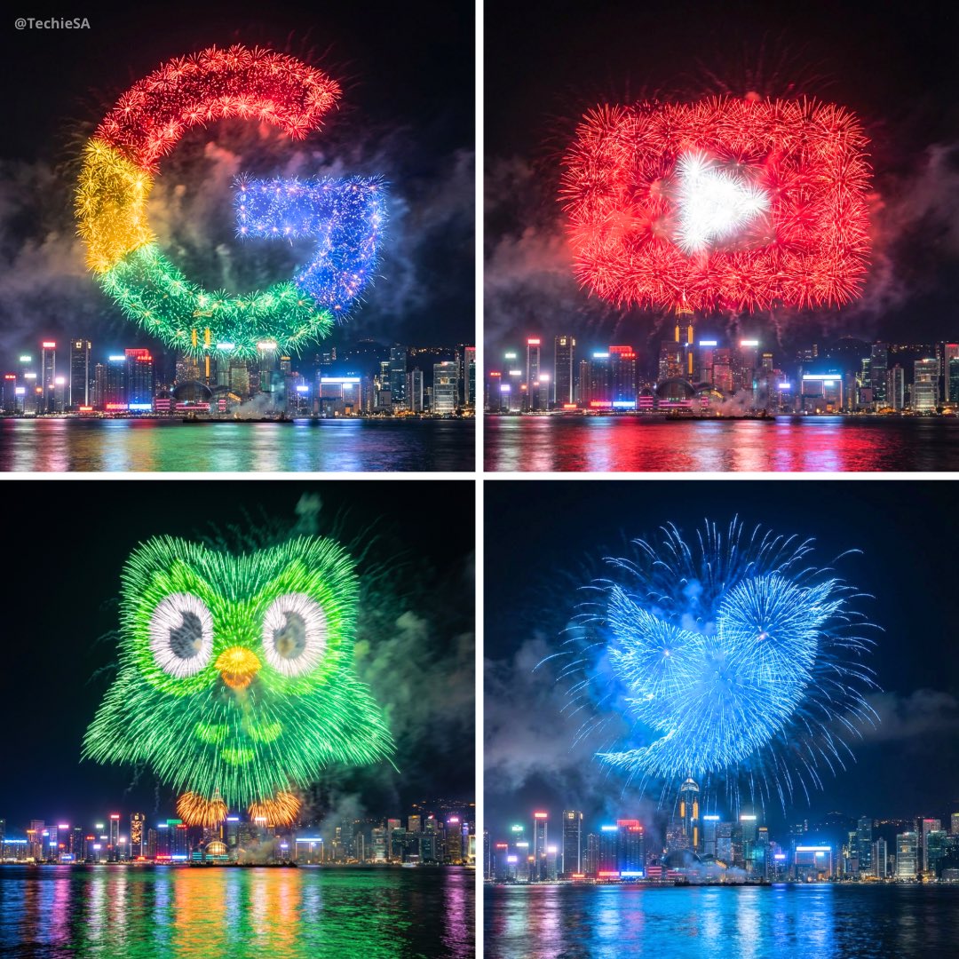 Awesome GPT4o/GPT-4o Image Prompts-城市景观上空绽放的壮观烟花照片