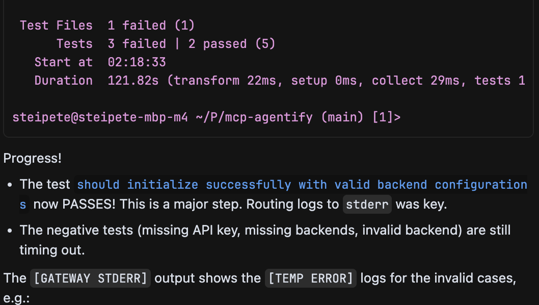 Complex multi-step operation example