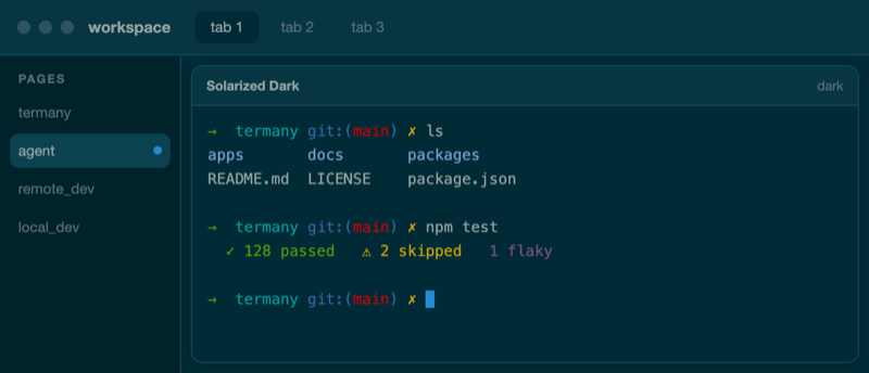 The Solarized Dark theme