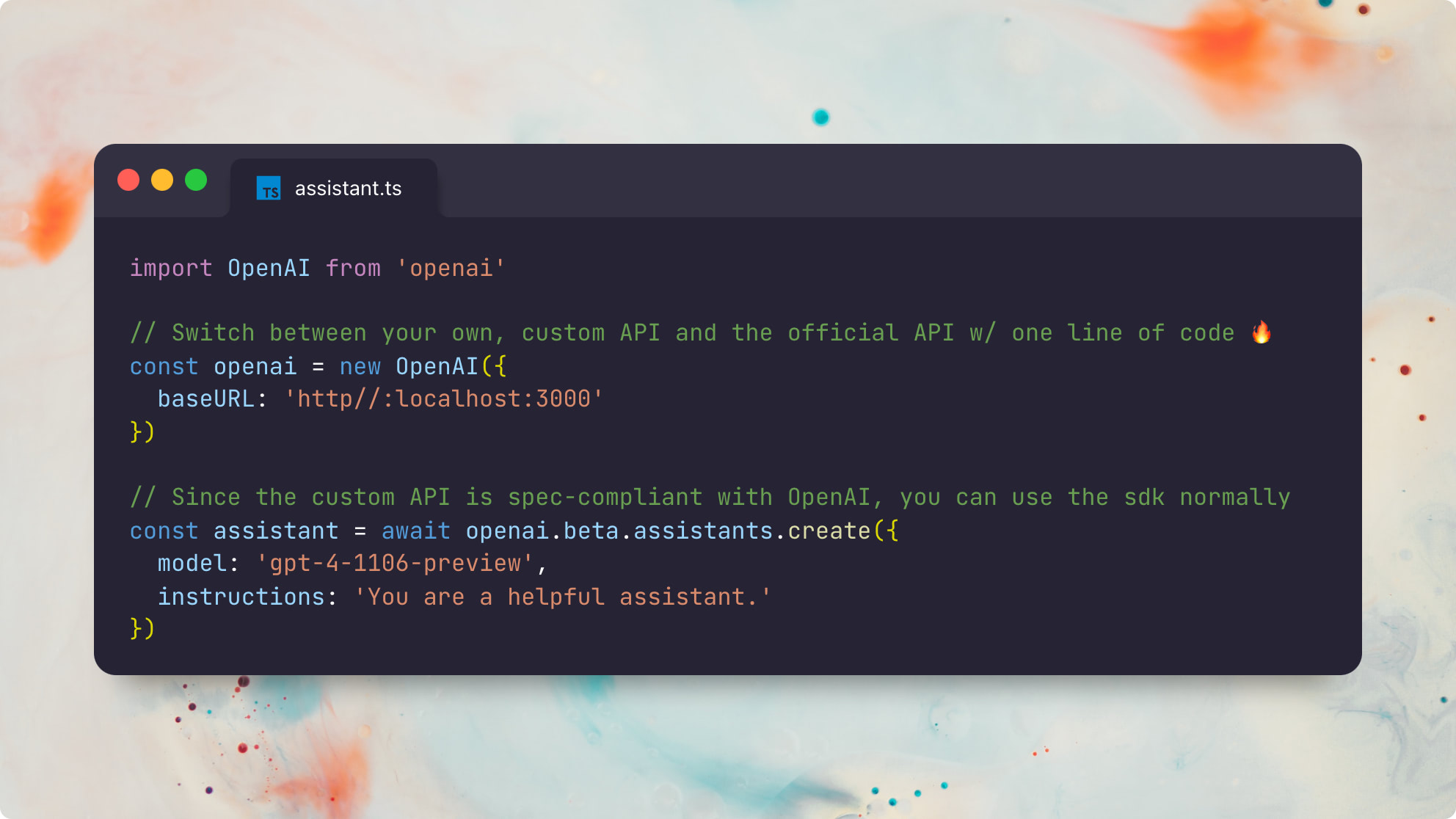 Example usage