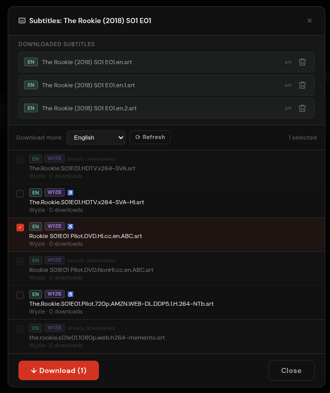 Download Subtitles
