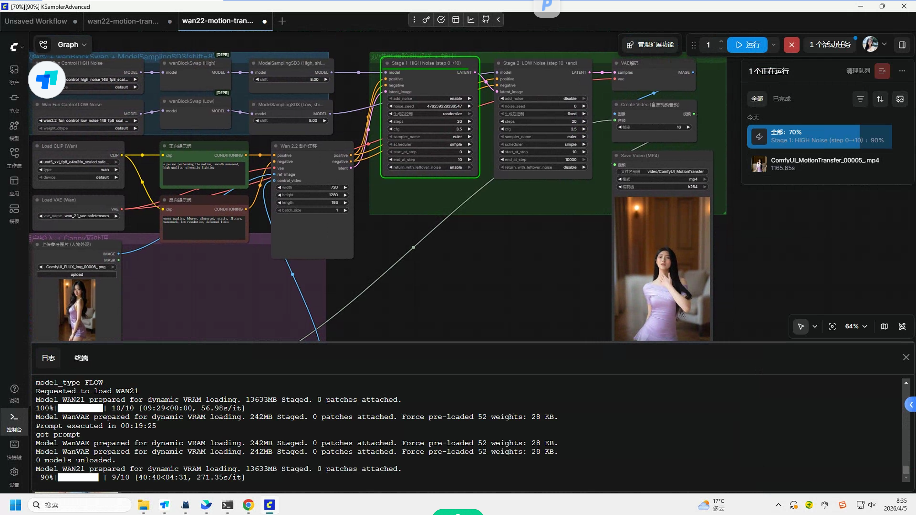 Motion Transfer Process