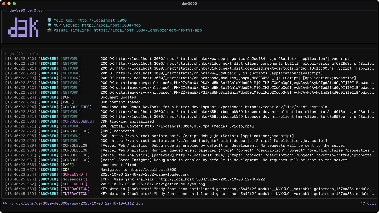 d3k terminal interface