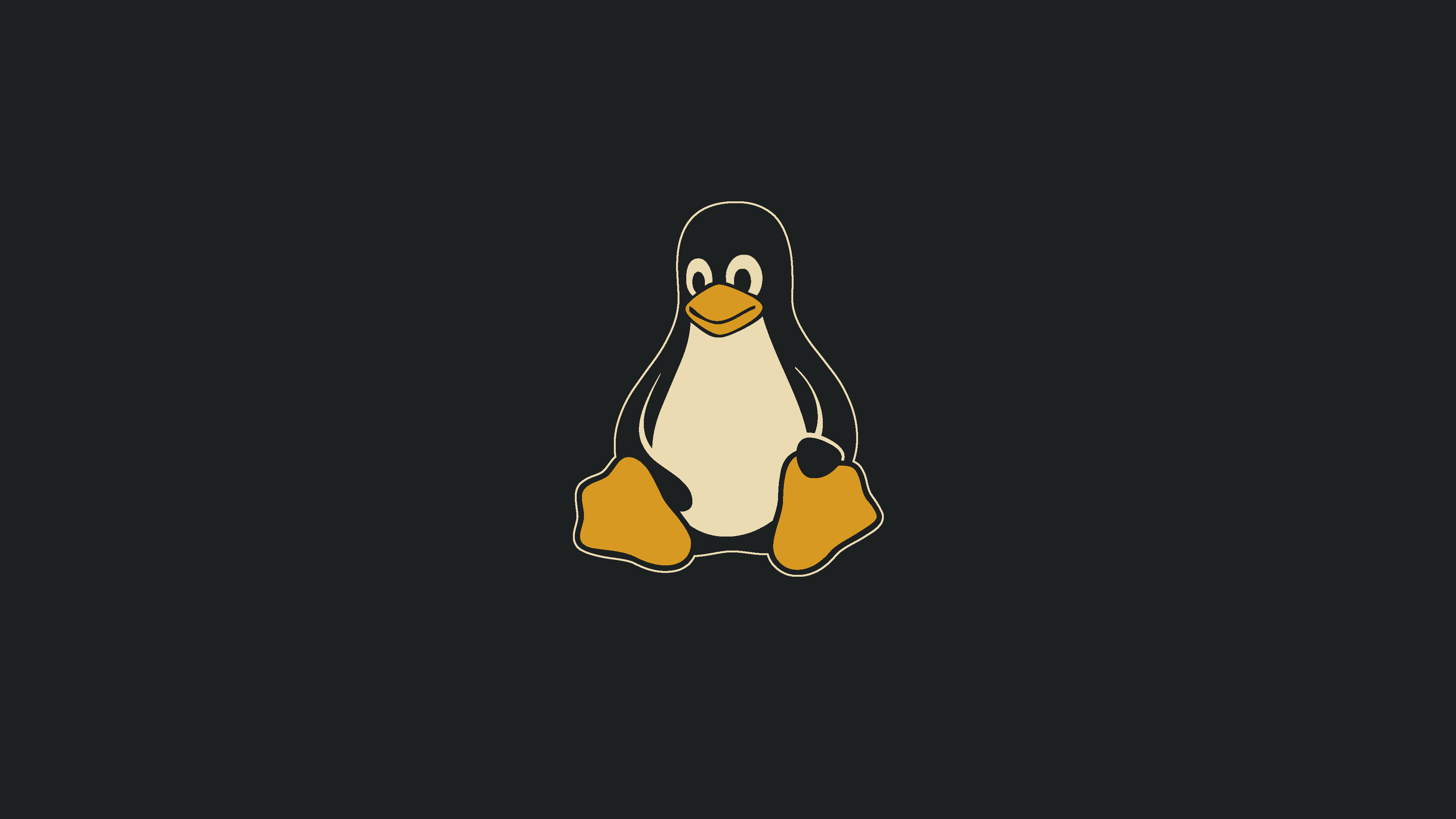 gruvbox tux
