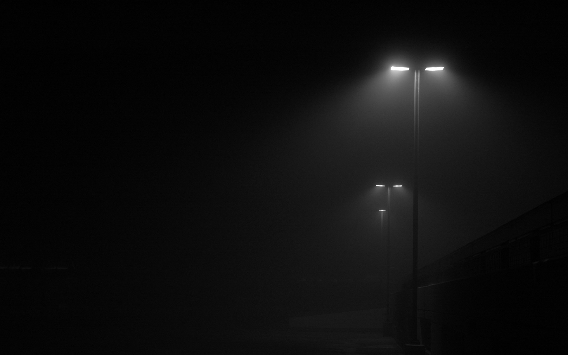 a street lights at night 01
